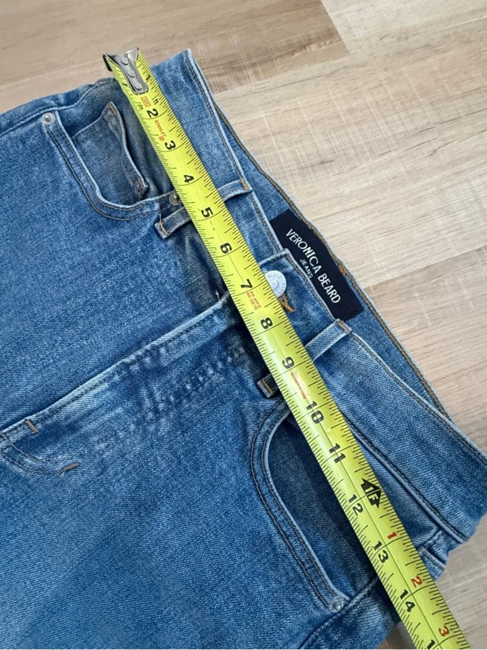 Veronica Beard Crosbie Wide Leg High Rise Jeans Size 26 - Picture 5 of 8